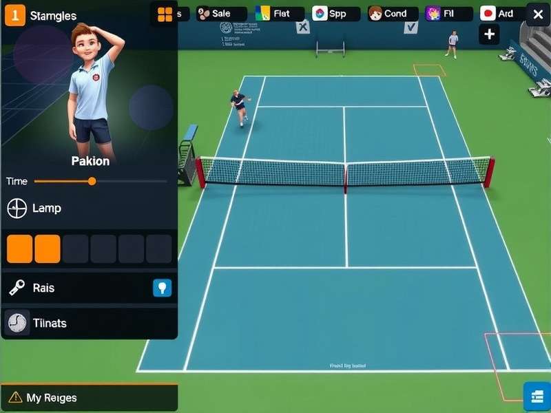 Grand Slam Master character customization screen